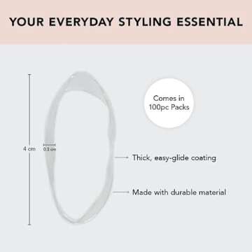 Kitsch Hair Ties No Damage for Kids, Teens and Women - Rubber Bands for Hair Styling | No Snag Hair ...