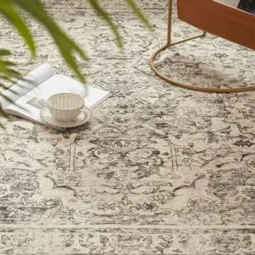 Topllen Bohemian Runner Rug - Washable Non-Slip Design