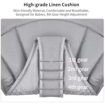 Baby Walker, Foldable 9-Gear Height Adjustable Baby Walker with Wheels, Infant Toddler Walker with Foot Pads, Anti-Fall Baby Walkers and Activity Center Bouncer Combo for Boys and Girls 6-24 Months