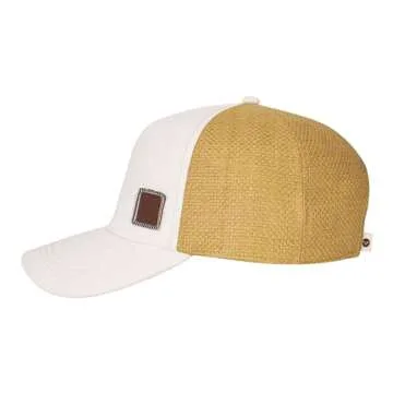 Roxy Women's Casual Trucker Hat with Leather Patch, Marshmallow 202, 1SZ