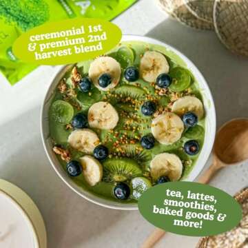 SENCHA Naturals Organic Everyday Matcha Powder, Authentic Organic Japanese Matcha Green Tea Powder, ...