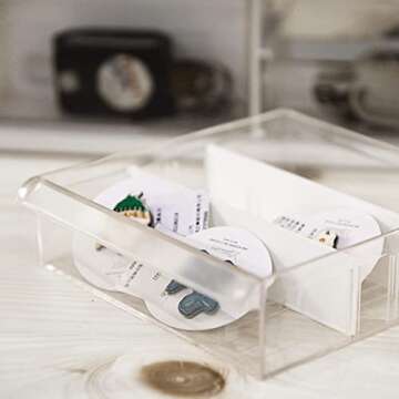 livinbox Desk storage organizer with 10 Drawers and dividers, For Hair accessories Arts Crafts Sewing Supplies Teacher toolbox Medicine Vitamin Wall Mountable Cabinet, White A9-5244-WT