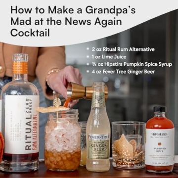 HipStirs Pumpkin Spice Syrup - Real Ingredients for Perfect Lattes