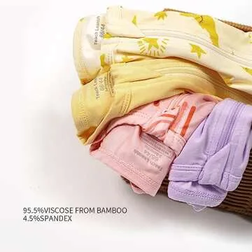 Teach Leanbh Baby Boys Girls 2 Pack Bamboo Viscose Pajamas 2 Way Zipper Short Sleeve Romper Jumpsuit Sleep and Play (3-6 months, Yellow/Star moon)