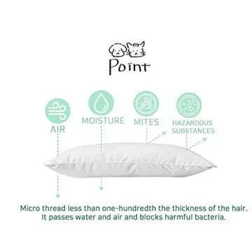 momNpop MNP Pet Organic Pillow, an Ideal Naptime Sleeping Companion for Small Dogs and Cats (Pink)