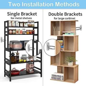 Furniture Anchors for Baby Proofing(6 Pack), 2025 Upgraded Furniture Anchors, Secure 400 Pound Wall Anchors for Furniture Prevent Falling Anti Tip Earthquake Straps for Child Baby Safety