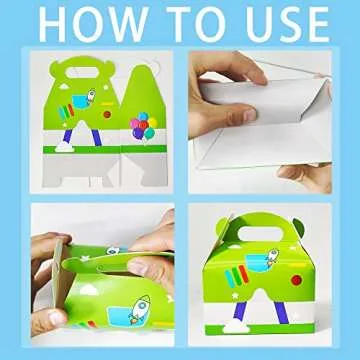 Nabenkalu Cartoon Story Party Boxes for Kids Birthday Fun