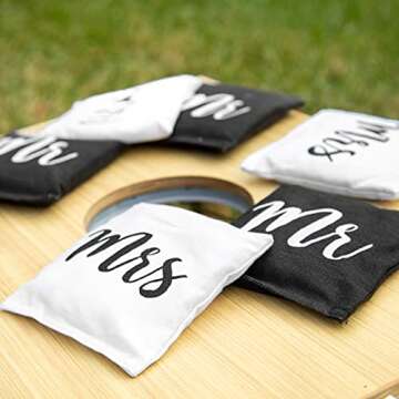 Cornhole Bags Set - Perfect for Weddings & Outdoor Fun