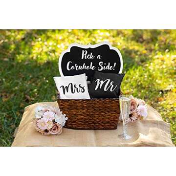 Cornhole Bags Set - Perfect for Weddings & Outdoor Fun