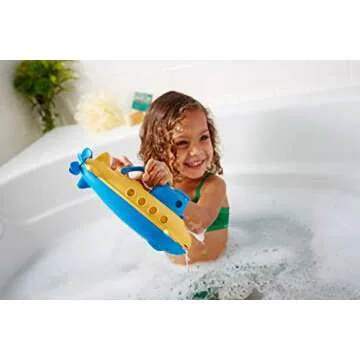 Eco-Friendly Green Toys Tug Boat & Submarine Combo Pack