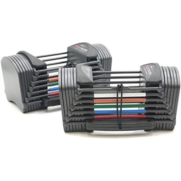 PowerBlock Sport 24 Adjustable Dumbbell Set for Home Fitness
