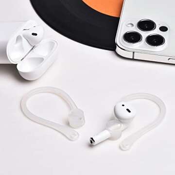 ICARERSPACE Ear Hooks for Secure AirPods Fit