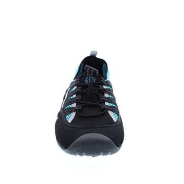 Body Glove Women's Sidewinder Water Shoe, Black/Oasis Blue, 8