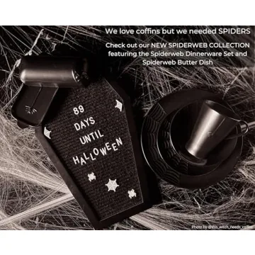 Coffin Letter Board With Emojis and Wooden Stand