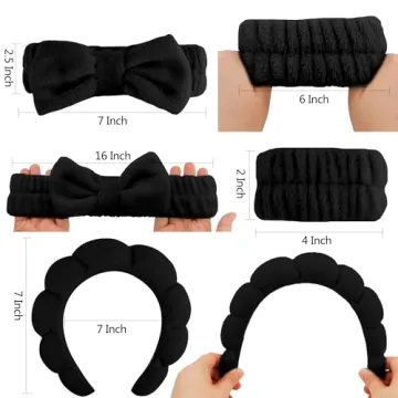 Chanaco Headband and Wristband Set for Every Skincare Routine