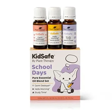 Plant Therapy School Days Essential Oil Blends – KidSafe, 100% Pure