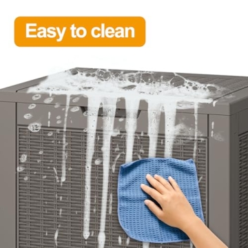 NUNU LAB 31 Gallon Outdoor Storage Box Waterproof,Indoor Outside Deck Boxes,Backyard Storage Bin For Package Delivery,Garden Tools,Patio Cushions,Pool Accessories,Storage Bench Lockable Lid