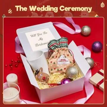 MESHA 8x8x4 Gift Boxes 50 Pack Eco-Friendly and Recyclable