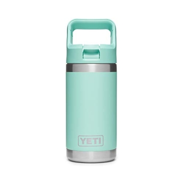 Durable YETI Rambler Jr. Kids Bottle with Straw Cap 12oz
