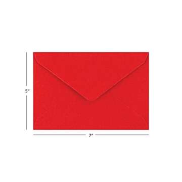 Colorful Self-Seal Envelopes 5" x 7" Assorted Colors 105 Pack Envelopes for Invitations, Birthday, Graduation, Baby Shower, Greeting Card…