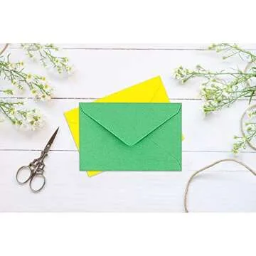 Colorful Self-Seal Envelopes 5" x 7" Assorted Colors 105 Pack Envelopes for Invitations, Birthday, Graduation, Baby Shower, Greeting Card…