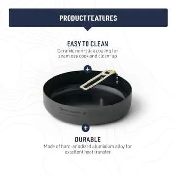 Ultralight 8 Inch Camping Cookware by Sea to Summit