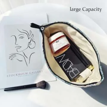 STARDW Floral Makeup Bag – Stylish Organizer for Women