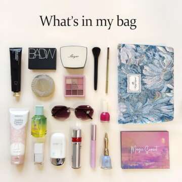 STARDW Floral Makeup Bag – Stylish Organizer for Women