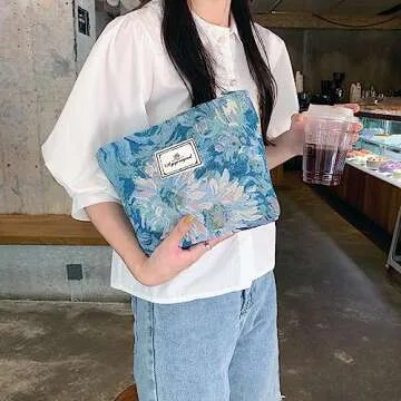 STARDW Floral Makeup Bag – Stylish Organizer for Women