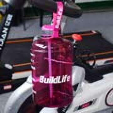 QuiFit Motivational Gallon Water Bottle with Straw and Marker