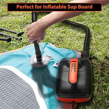 Smart Electric Air Pump for Inflatable Water Sports Gear