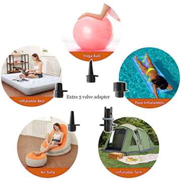 Smart Electric Air Pump for Inflatable Water Sports Gear