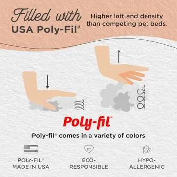 Cozy Calming Donut Bed for Dogs and Cats - Taupe