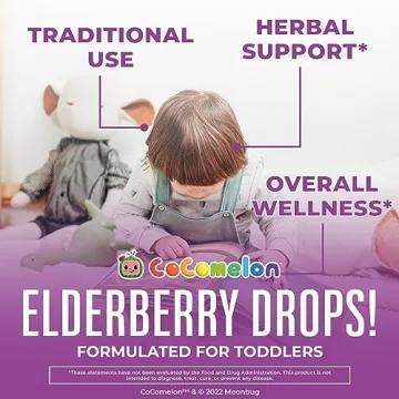 Organic Elderberry Syrup for Toddlers Immune Support
