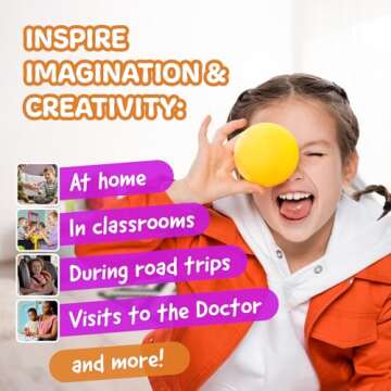 Squishy Stress Balls from The Original Monkey Noodle - 3 Pack - Sensory Toys for Kids with Unique Needs - Fosters Creativity, Focus, and Fun - Great for Classrooms, Home, and Playtime (3 Colors)