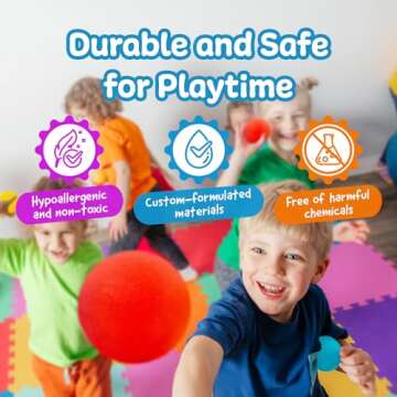 Squishy Stress Balls from The Original Monkey Noodle - 3 Pack - Sensory Toys for Kids with Unique Needs - Fosters Creativity, Focus, and Fun - Great for Classrooms, Home, and Playtime (3 Colors)