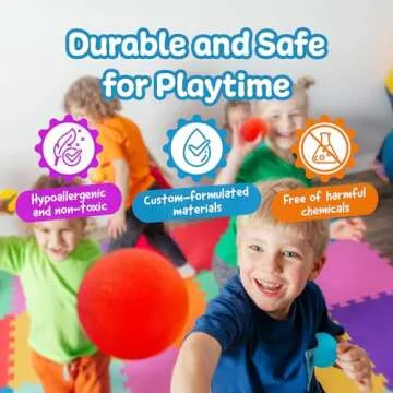 Squishy Stress Balls from The Original Monkey Noodle - 3 Pack - Sensory Toys for Kids with Unique Needs - Fosters Creativity, Focus, and Fun - Great for Classrooms, Home, and Playtime (3 Colors)