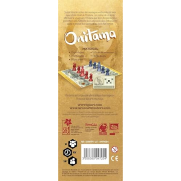 Onitama Board Game for 2 Players - Quick Strategy Fun