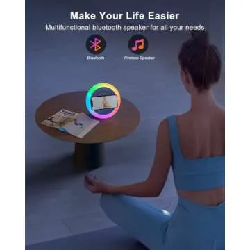 Color Changing Bluetooth Speaker with Night Light