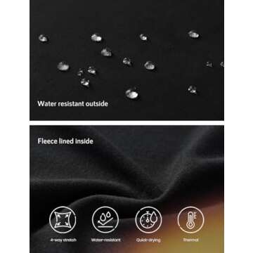 Yogipace Women's 28" High Waisted Fleece Lined Joggers