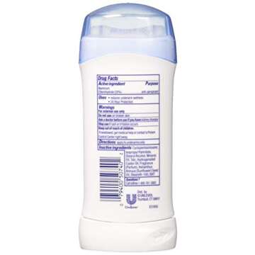 ZDove Anti-Perspirant Deodorant - Sensitive Skin, 2.60 Oz (Pack of 3)