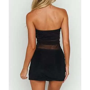 Stylish Women’s Strapless Lace Tube Top for Summer Fun