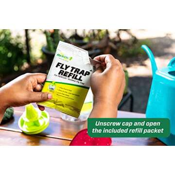 RESCUE! Reusable Outdoor Fly Trap for Effective Control