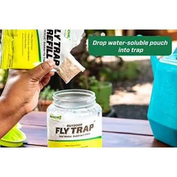 RESCUE! Reusable Outdoor Fly Trap for Effective Control