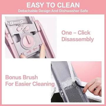 QieCai Safe Mandoline Slicer for Easy Meal Prep