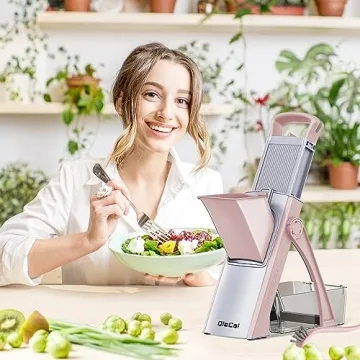 QieCai Safe Mandoline Slicer for Easy Meal Prep