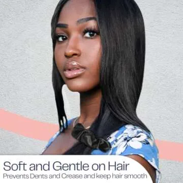 Celestial Silk Mulberry Silk Scrunchies for Hair (Black)