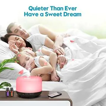 YIKUBEE 500ml Essential Oil Diffuser with Remote Control