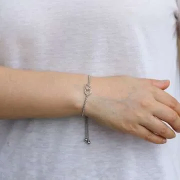 RZKING Interlocking Circles Bracelet for Best Friends