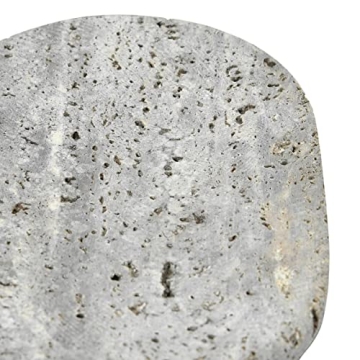 Elegant Grey Travertine Soap Dish for Stylish Bathrooms
